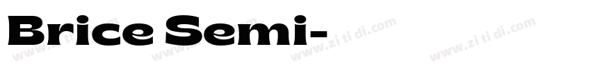 Brice Semi字体转换